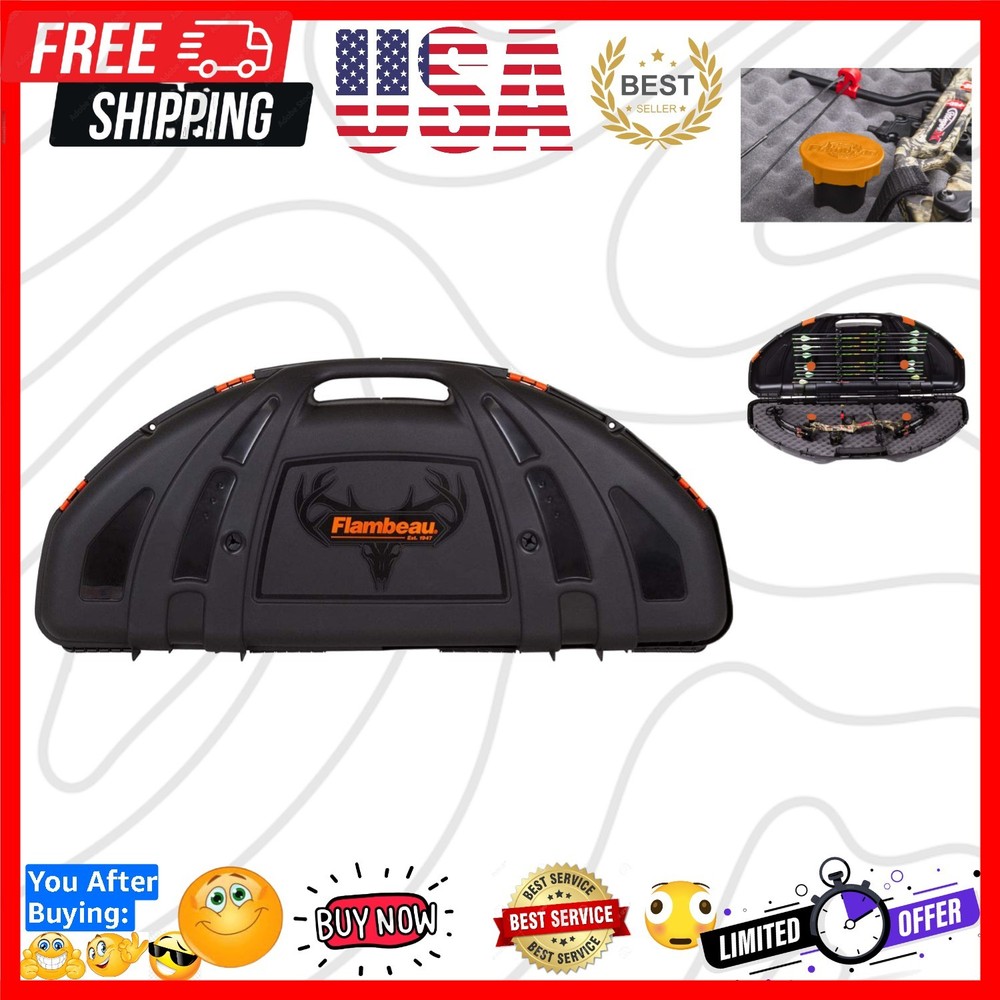Outdoors 6461SC Safe Shot Bow Case, Portable Bow Storage