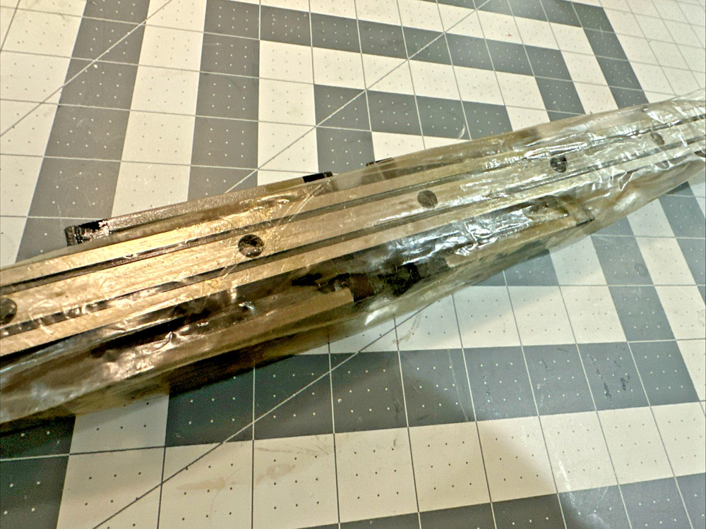 NIA00310 Linear Guide & 2 Guide Slides 23” Long New