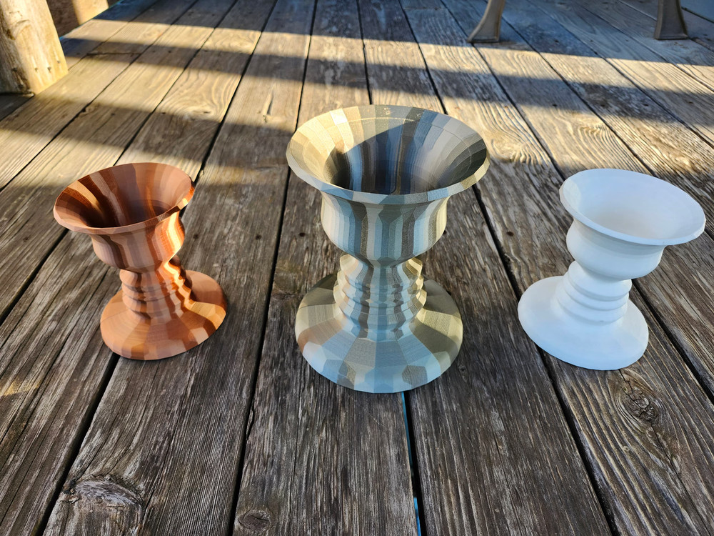 3D Victorian Face Vase - Medium
