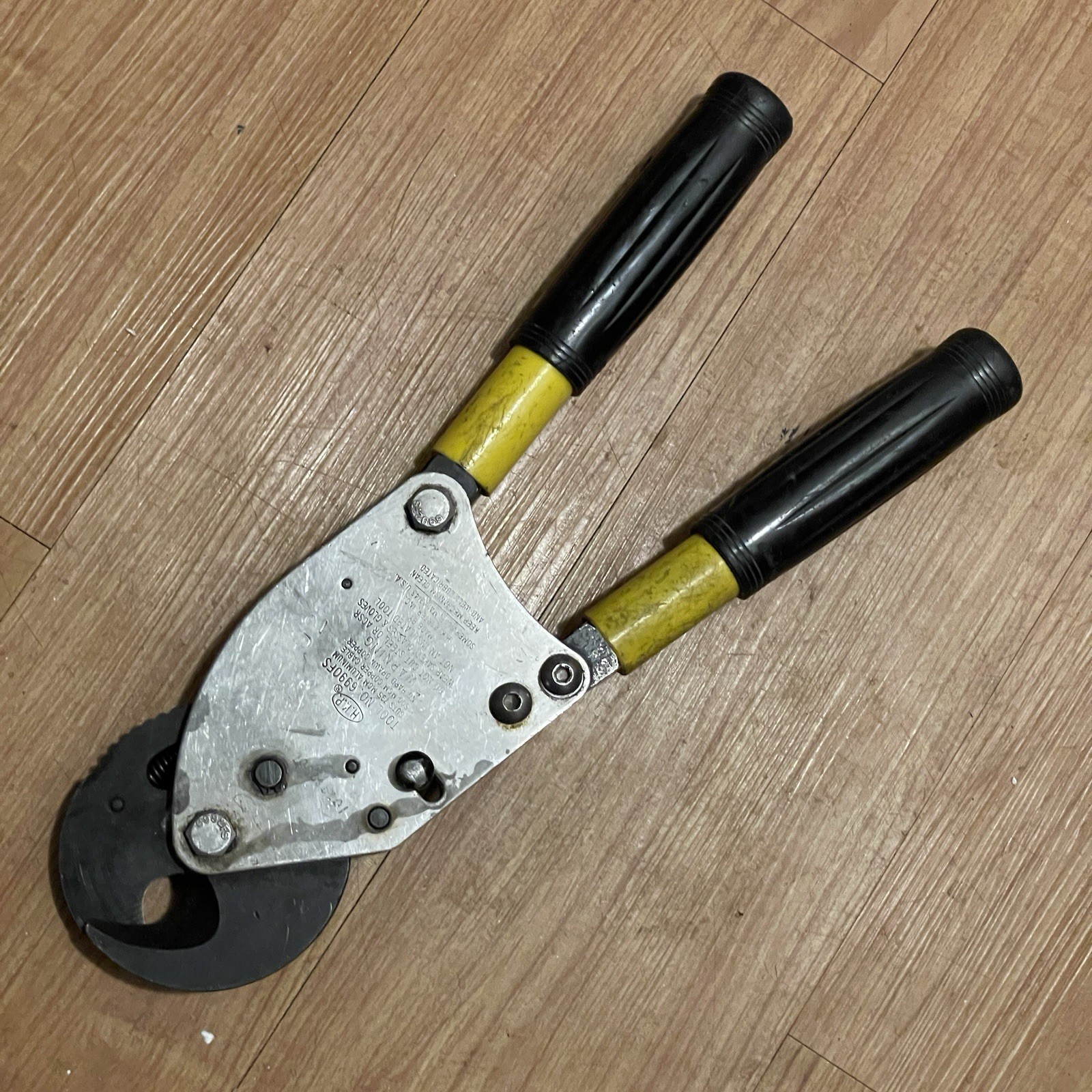 HK Porter HKP 6990FS Compact Ratcheting Cable Cutter 14" USA