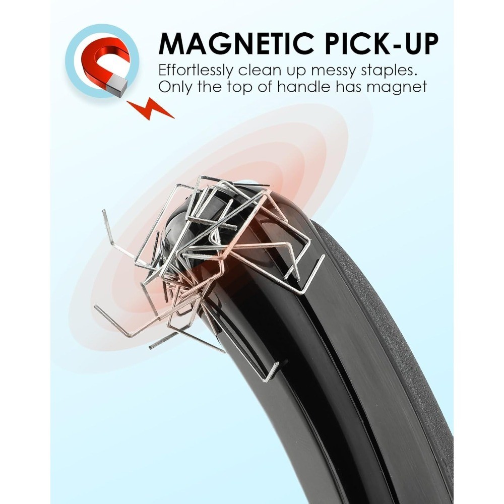 Professional Magnetic Staple Remover Tool 4 Pack Flat Staple Puller Stick for