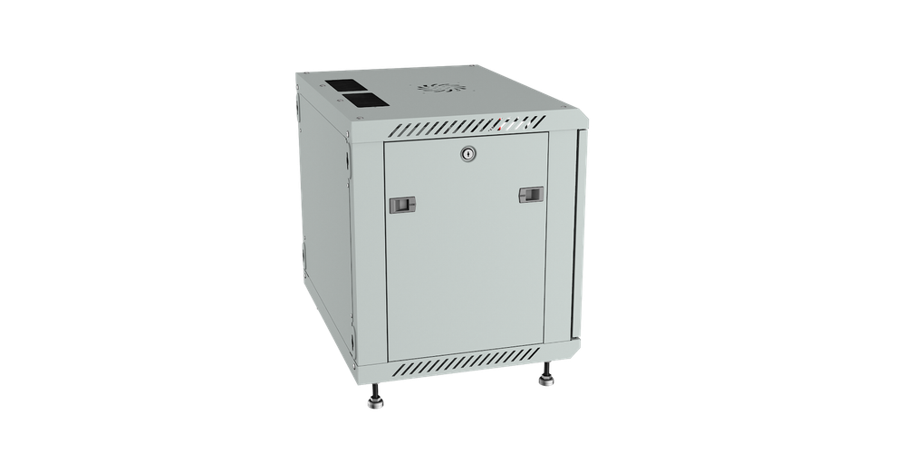 9U Wall Mount Server Rack Data Enclosure Network Cabinet GRAY IT 24" Depth