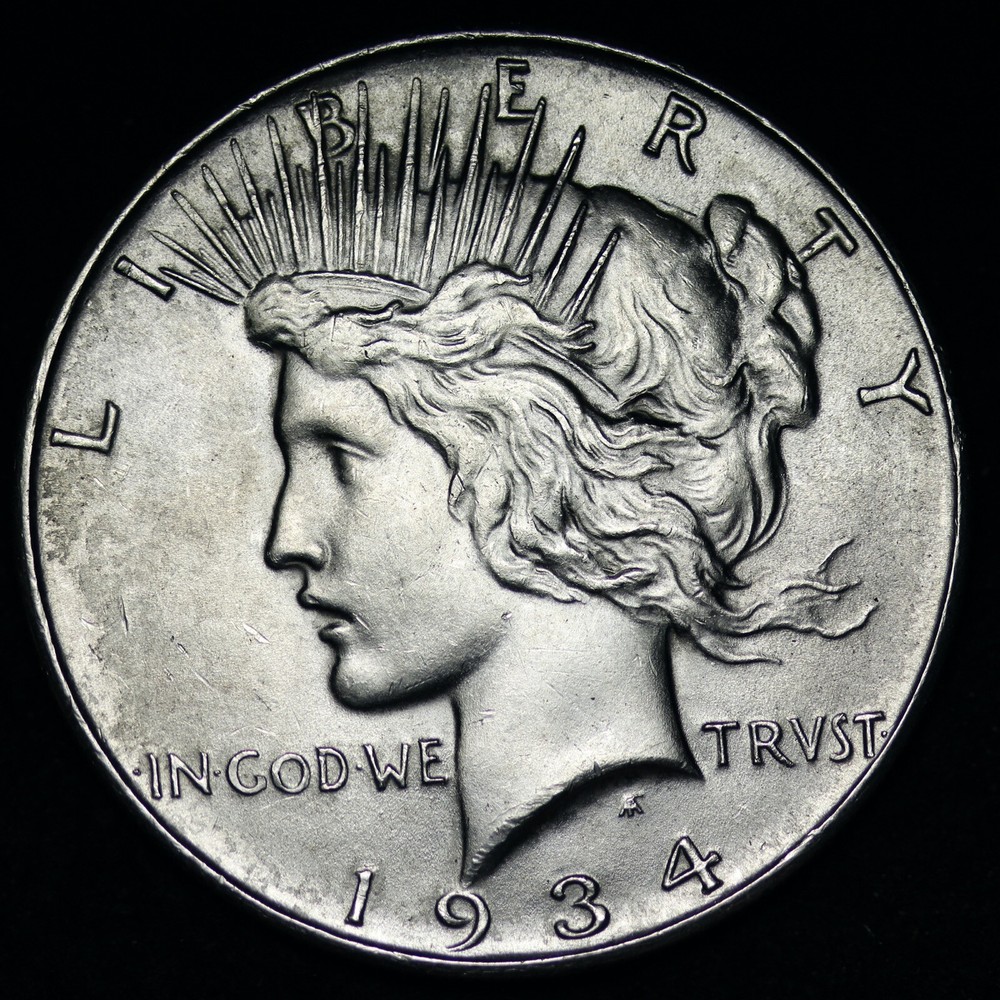 1934-D Peace Silver Dollar CHOICE BU *UNCIRCULATED* MS E400 ALM