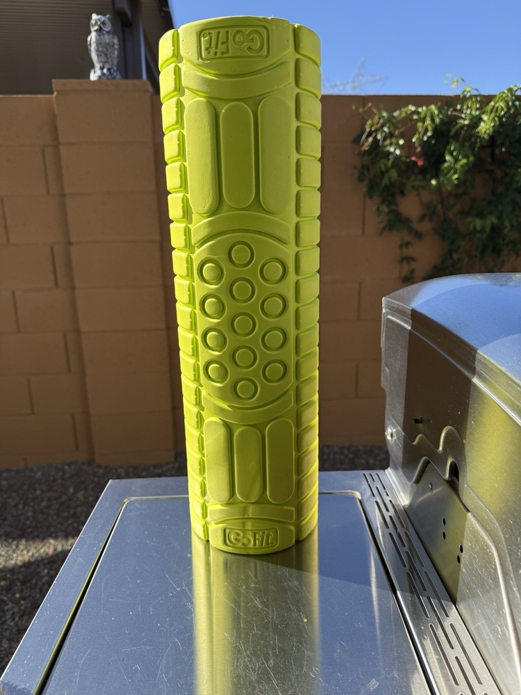 GoFit Foam Roller High Density 18’ Exercise Roller For Deep Tissue Message