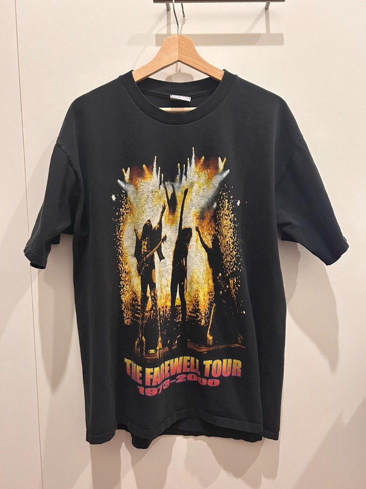 KISS The Farewell Tour 1973-2000 T Shirt - Black Size XL