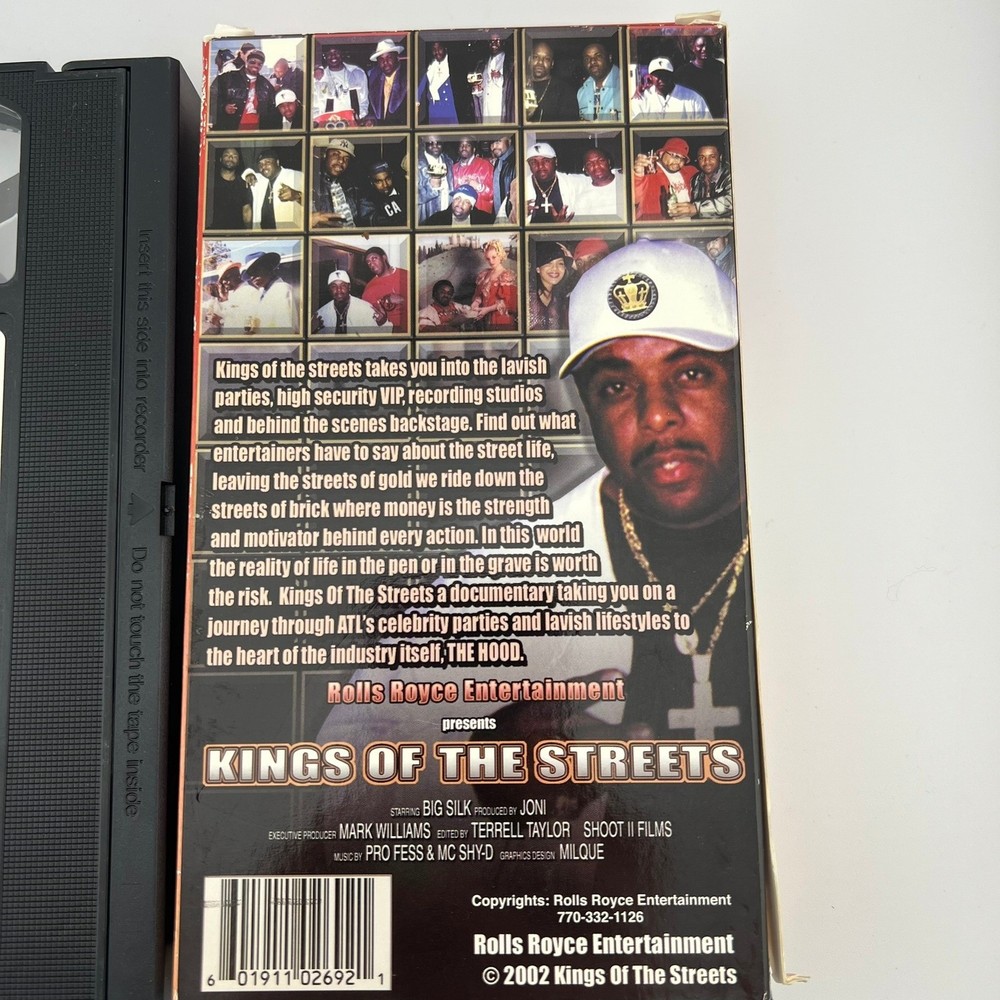 Kings of the Streets VHS 2002 Big Silk Autographed Hip Hop Documentary