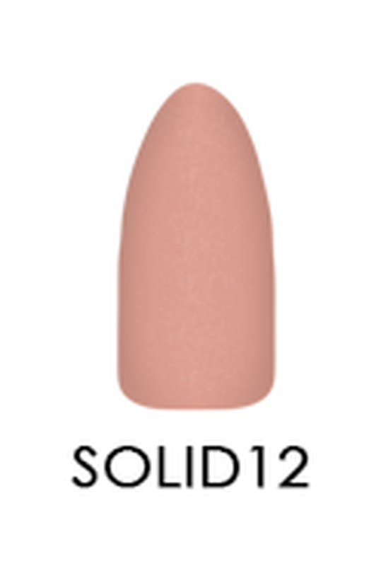 Chisel Nail Art 2 in 1 Acrylic & Dipping Powder Solid #012