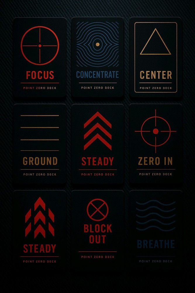 Point Zero Deck – Tactical Ritual Cards for Total Mental Focus
