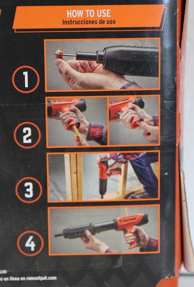 Ramset 16944 Cobra+ 0.27 Caliber Semi-Automatic Powder Actuated Tool