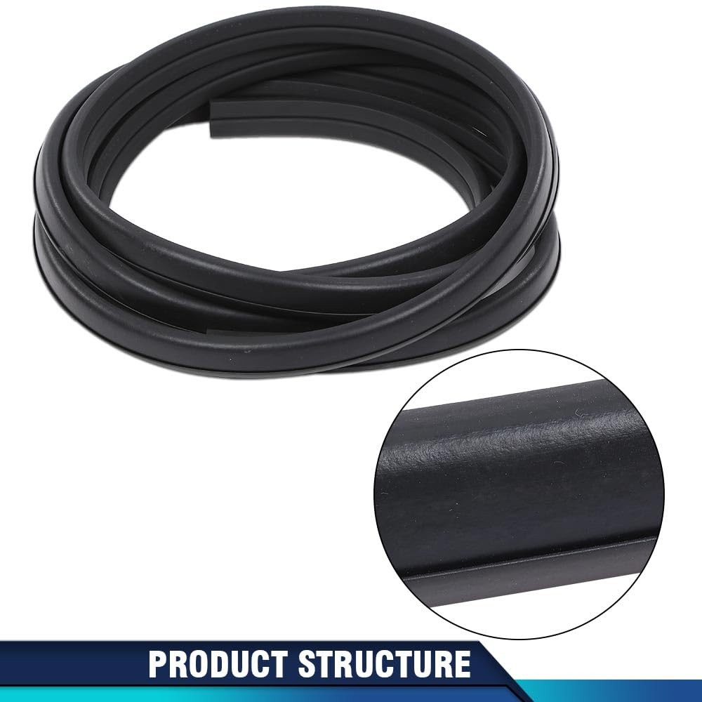 Door Seals Weatherstrip Pair Set Compatible with Ford Bronco F100-F350 1973-1979