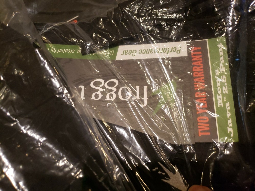 Frogg Toggs Java Toadz 2.5 Pack Pants Medium Black JT83160-01 New W Tags