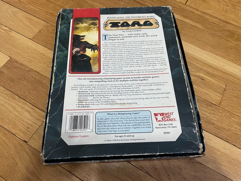 TORG Role-Playing Game Box Set End Games