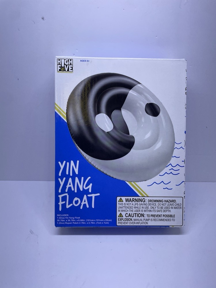 high five® yin yang pool float 39.76in