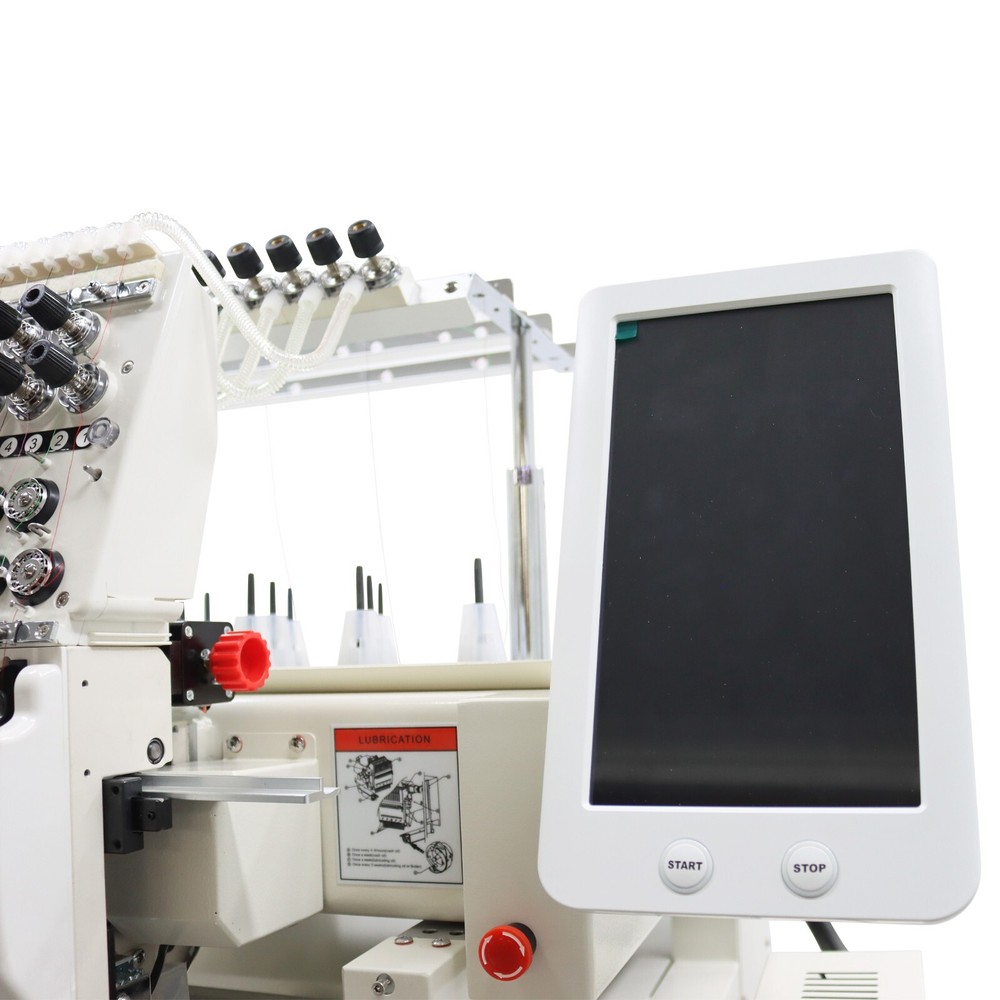 Commercial Computer Embroider Machine Single-head 12 Needle Automatic Embroidery