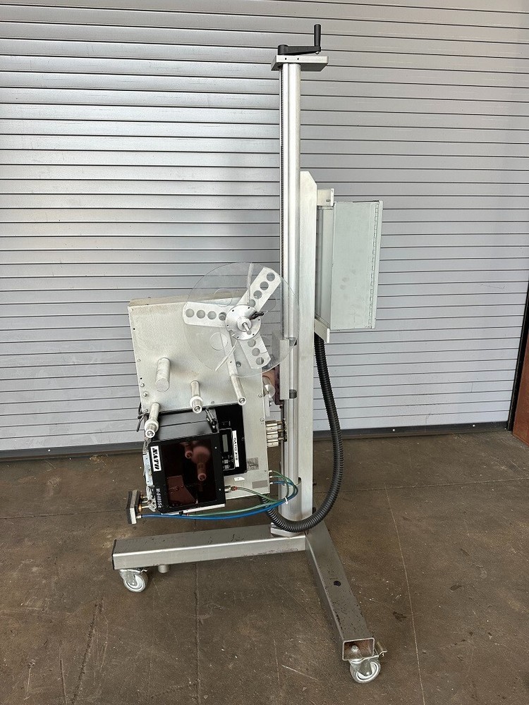 Lord Bottle Case Labeler with SATO Print Apply Bar Code Printer, Labeling