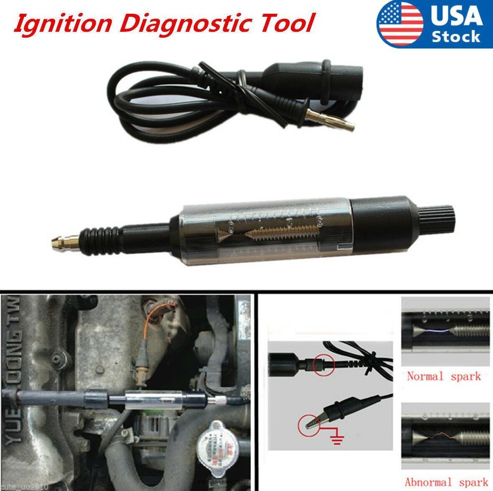 Spark Plug Tester Coil Overs Detector Car Ignition System Diagnostic Test Tool