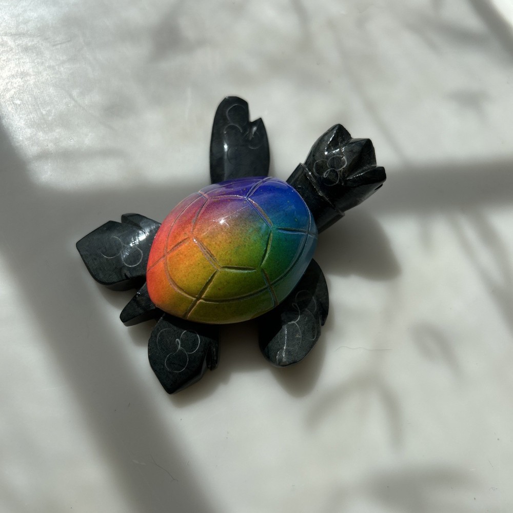 Marble Turtle 2” Vintage