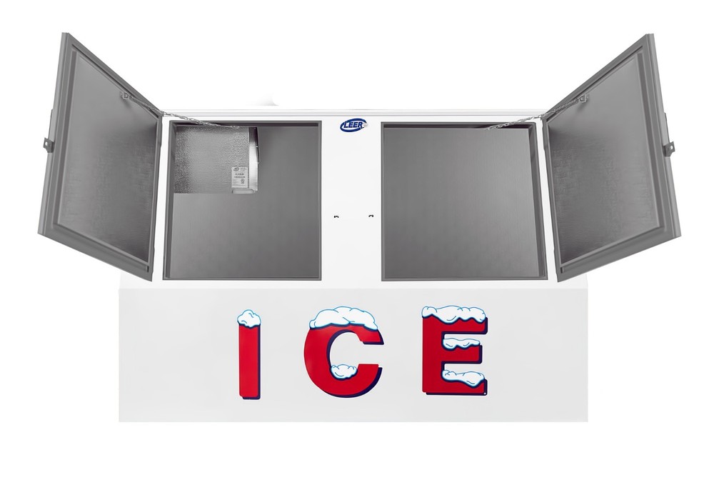 Leer Model 462 Low Profile Outdoor Ice Merchandiser Cold Wall