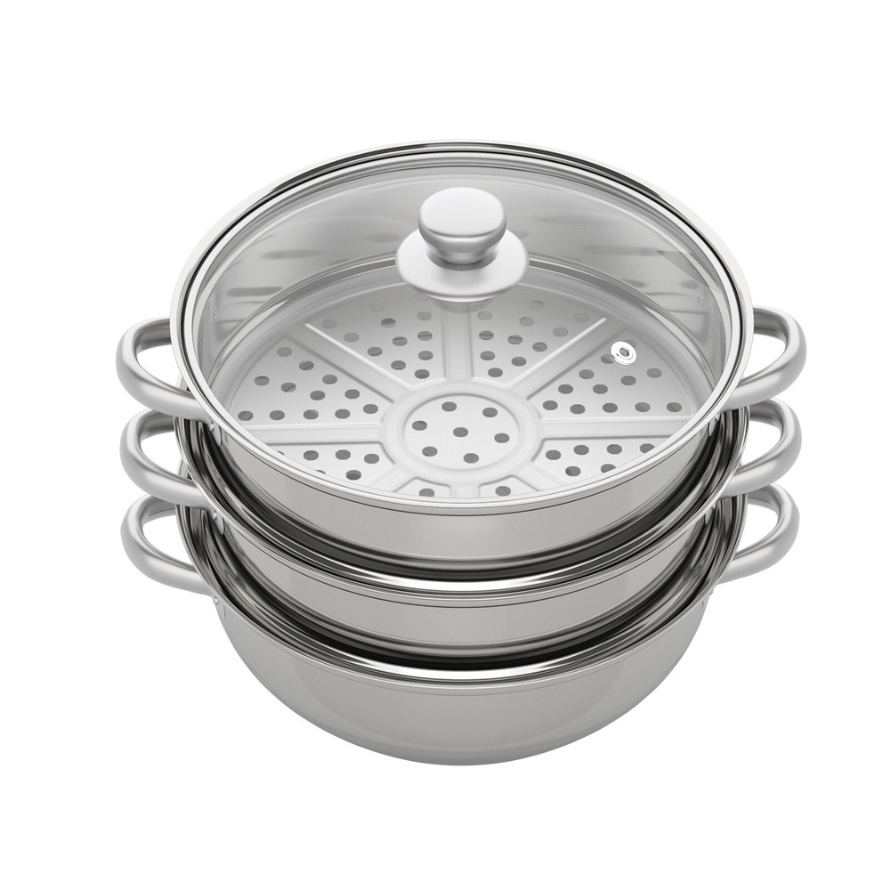 Rice Roll Steamer 2/3 drawers DIY Multi-function Rice Noodle Roll Steamer