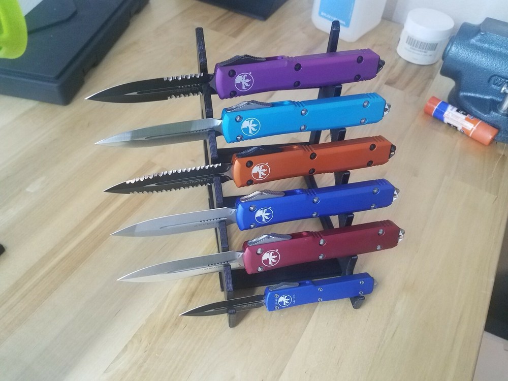 Polymer 6 Knife Display Stand Knife Rack knives