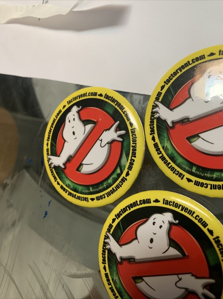 Rare Set Lot 3 Assorted Sdcc Comics Button Pin Ghostbusters