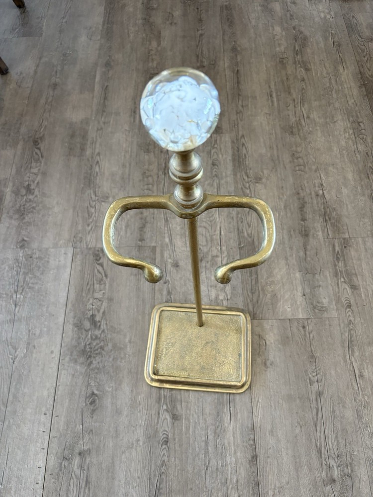 Fireplace Base PLATED Brass / Art Sphere USED.