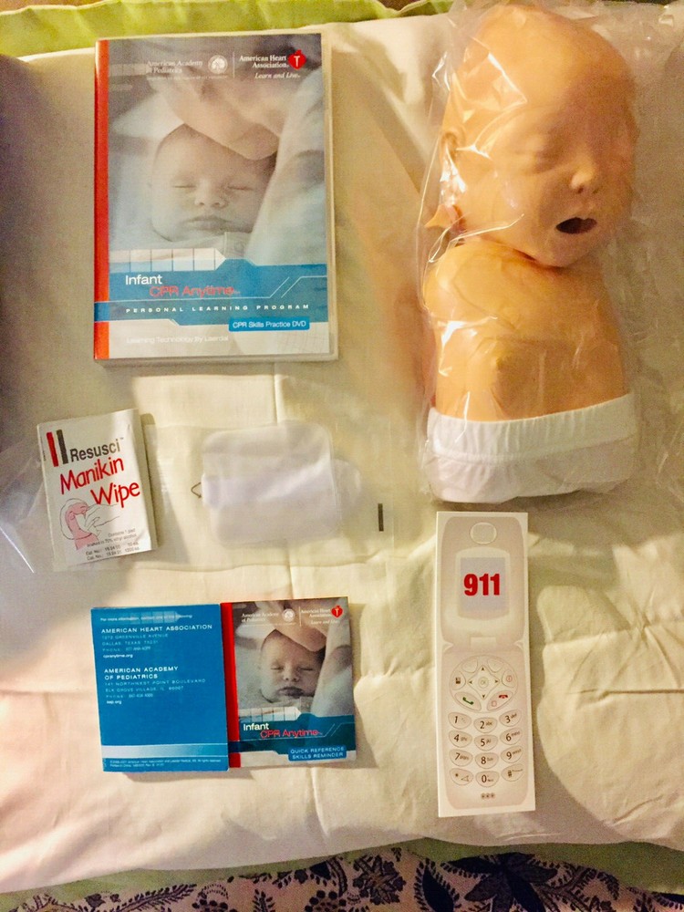 Infant CPR Anytime: Personal Learning Program with CPR Learning Manikin and etc