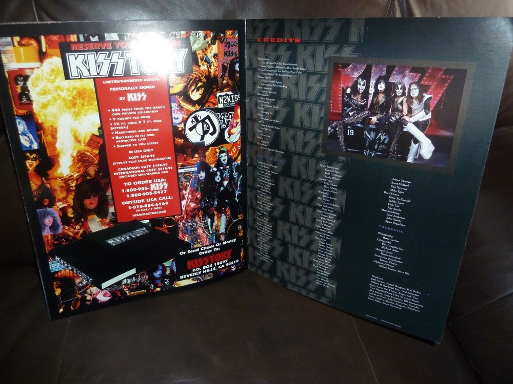 KISS ALIVE WORLDWIDE 1996 1997 TOUR BOOK