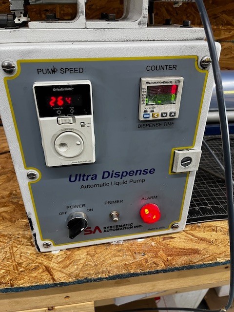 Systematic Automation Ultra Dispense Automatic Ink Dispenser silk screen printer