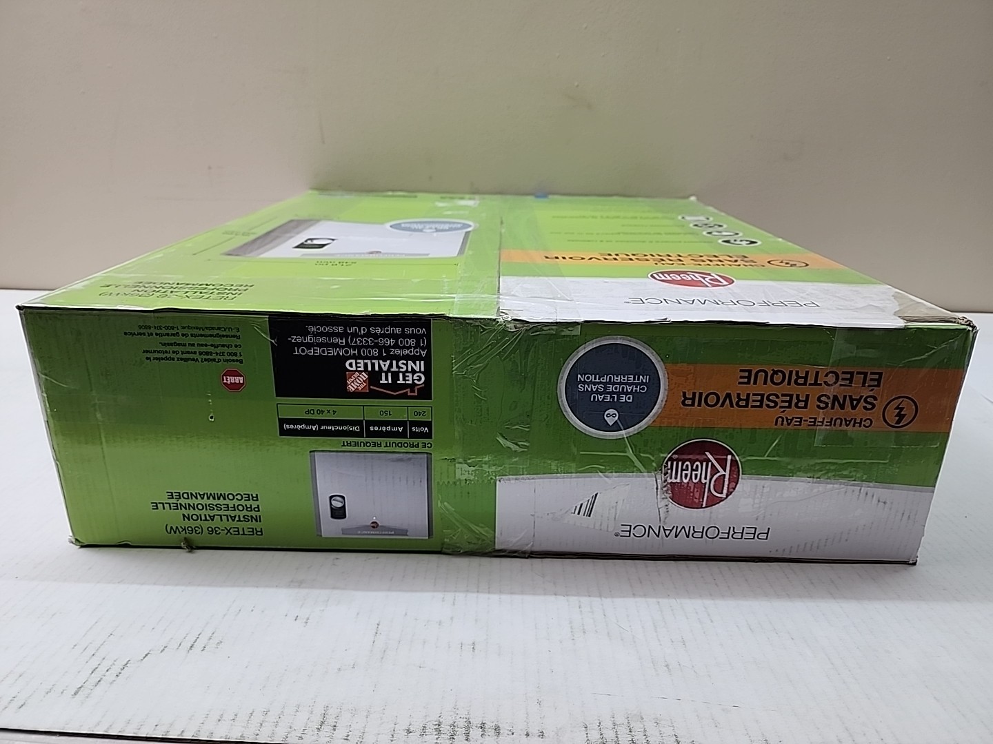 Rheem Performance 36 kW 240V Self-Modulating Electric Tankless Water Heater