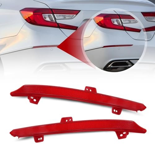 Left and Right Rear Bumper Reflector Light Tail Lamp Case Compatible with