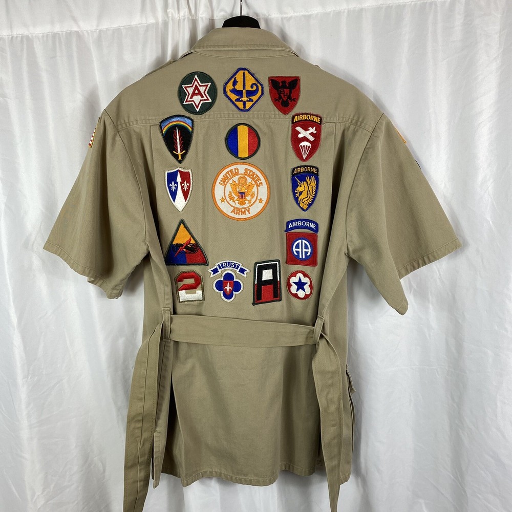 Patched WWII Airborne Veteran 1960s Jacket Patchwork