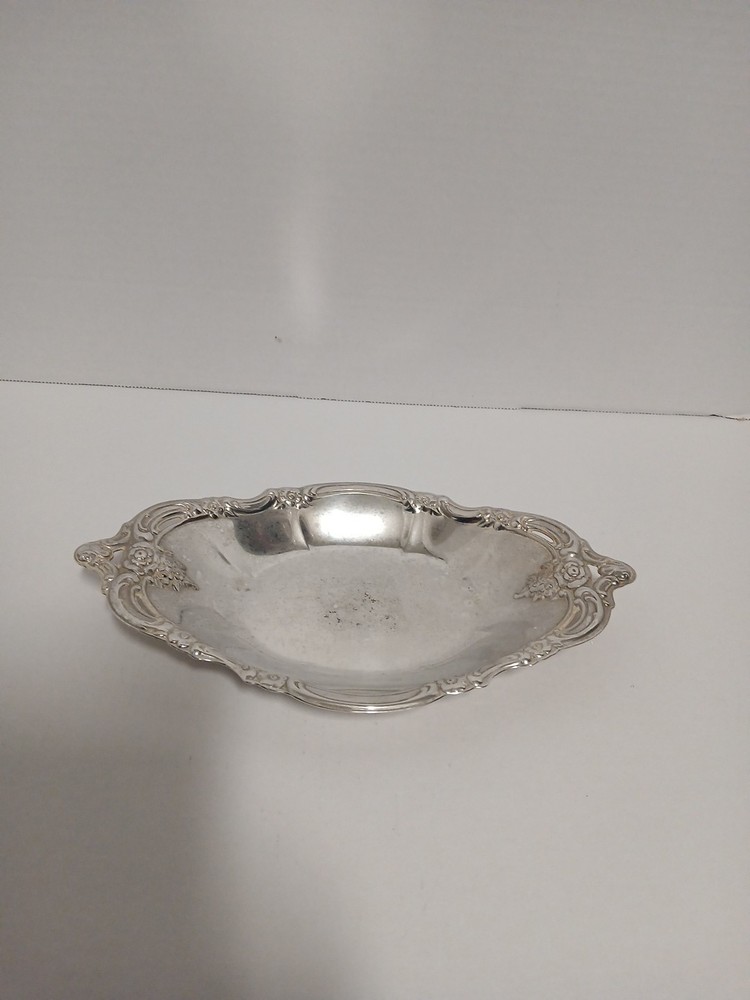 Vintage Community Silverplate 9" Oval Candy/Serving Dish