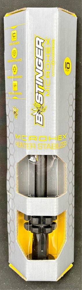 Bee Stinger MicroHex Stabilizer 10" Black NEW