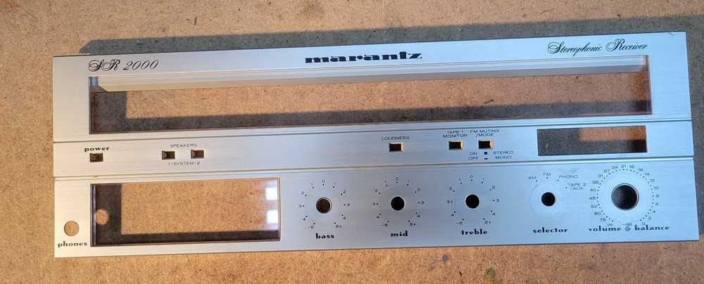 Marantz SR-2000 Face Plate