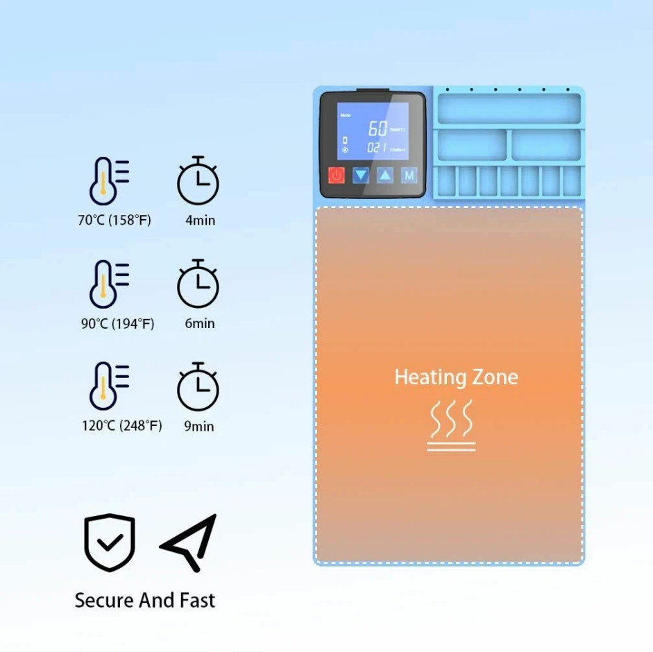 LCD Screen Separate Heating Separator Repair Tool for Mobile Phones Tablets