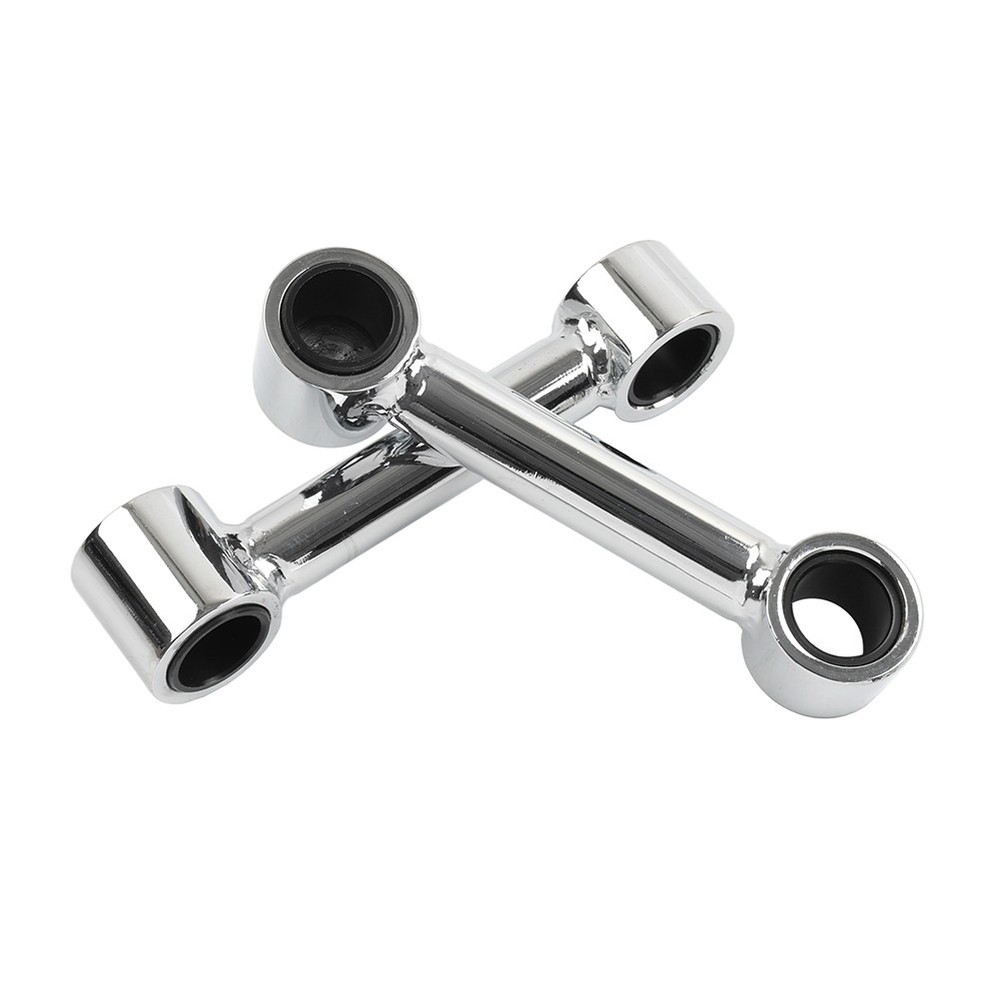 Chrome Front Mudguard Mount Bracket Kit For Harley Softail Springer FXSTS 93-06
