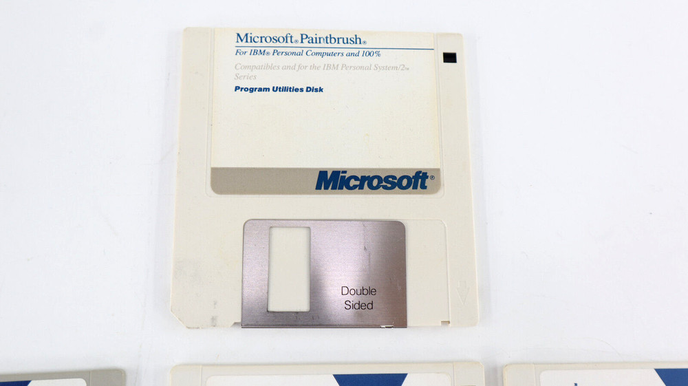 Microsoft Word for Windows, Paintbrush, Mouse Setup Disk Lot 3.5" Floppy 1990