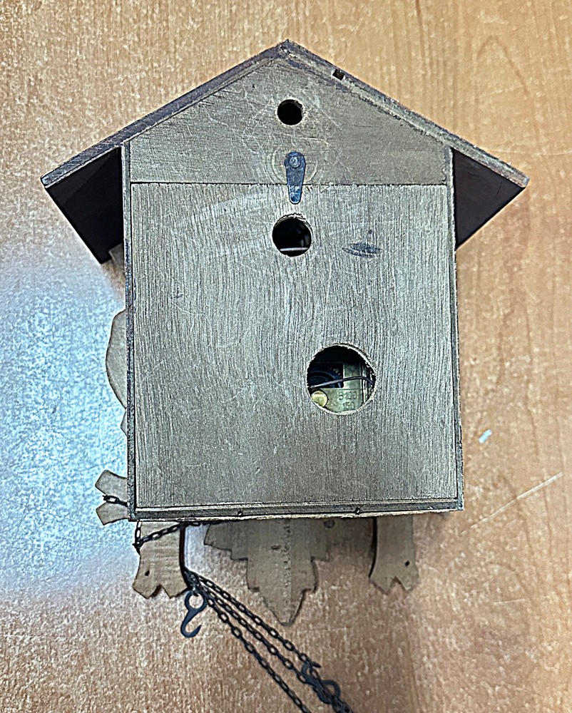 Multi-color cuckoo clock.