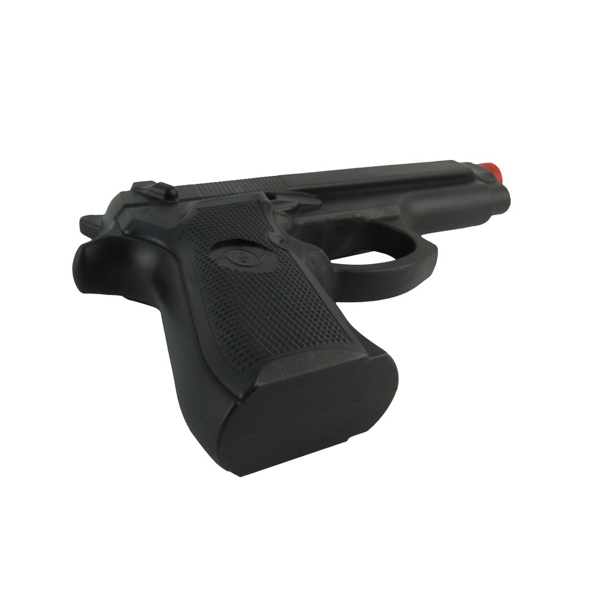 Black Rubber Fake 45 Handgun Movie Prop Weapon Costume Accessory Toy Pistol Gun