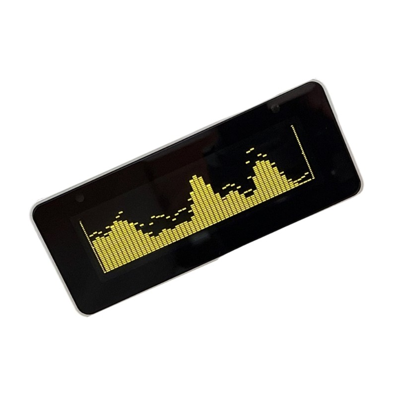 AK25664 Auditory Visualizer Aluminum Clock Type C Charging Remote Support