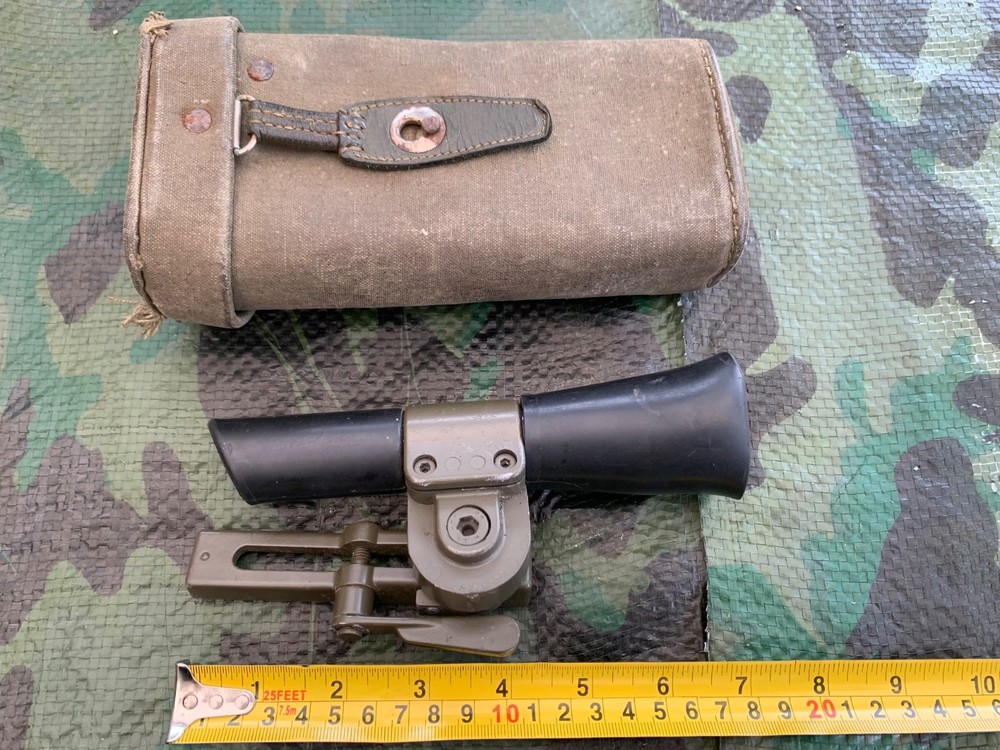 1960s German Optical Sight and Pouch, Optics