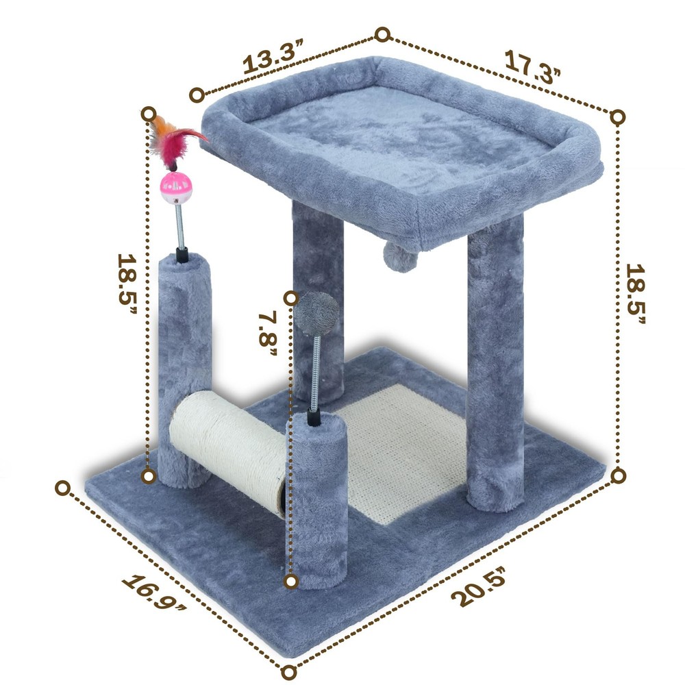 Multifunctional Cat Scratching Posts for Indoor KittensCat Scratching Posts f...
