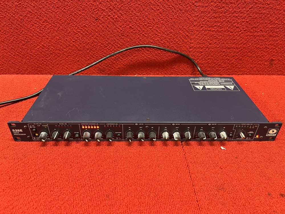 Used Symetrix 528E Analog Voice Processor Single-Channel Tested Good Condition