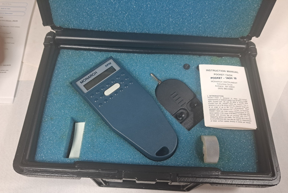 Monarch Pocket-Tach 10 Tachometer  untested