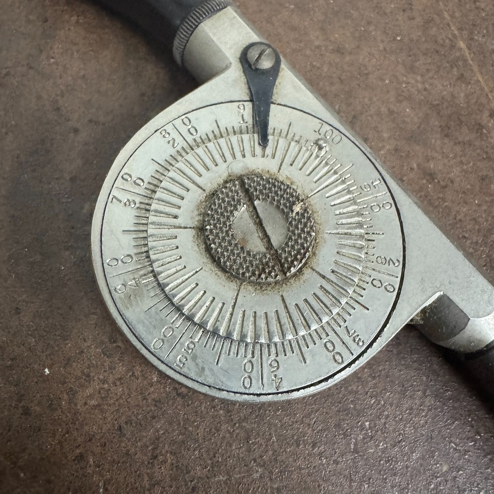 Vtg STARRETT No.107 Registering Speed Indicator