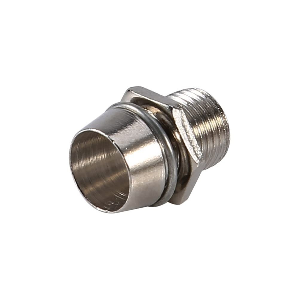 Secure and Waterproof LED Holder Set for 5mm Diode Lighting - 50 pcs Silver