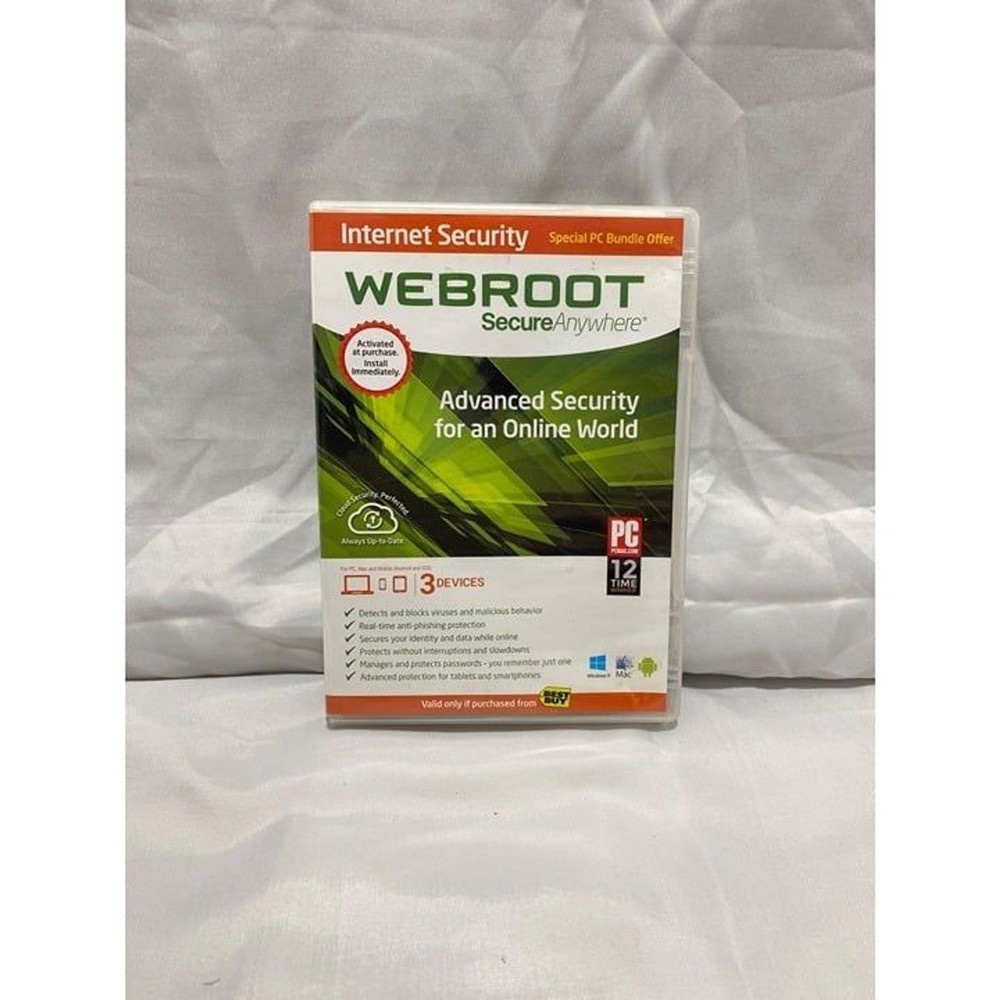 Webroot Secure Anywhere Ultimate Protection PC Mac Mobile Android iOS