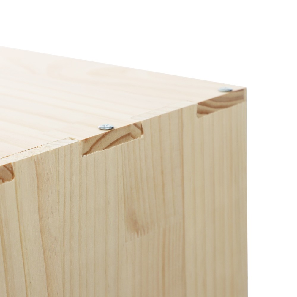 3 Tiers Storage Cabinet Rectangular 12-Cube Storage Shelf Bookcase 120cm