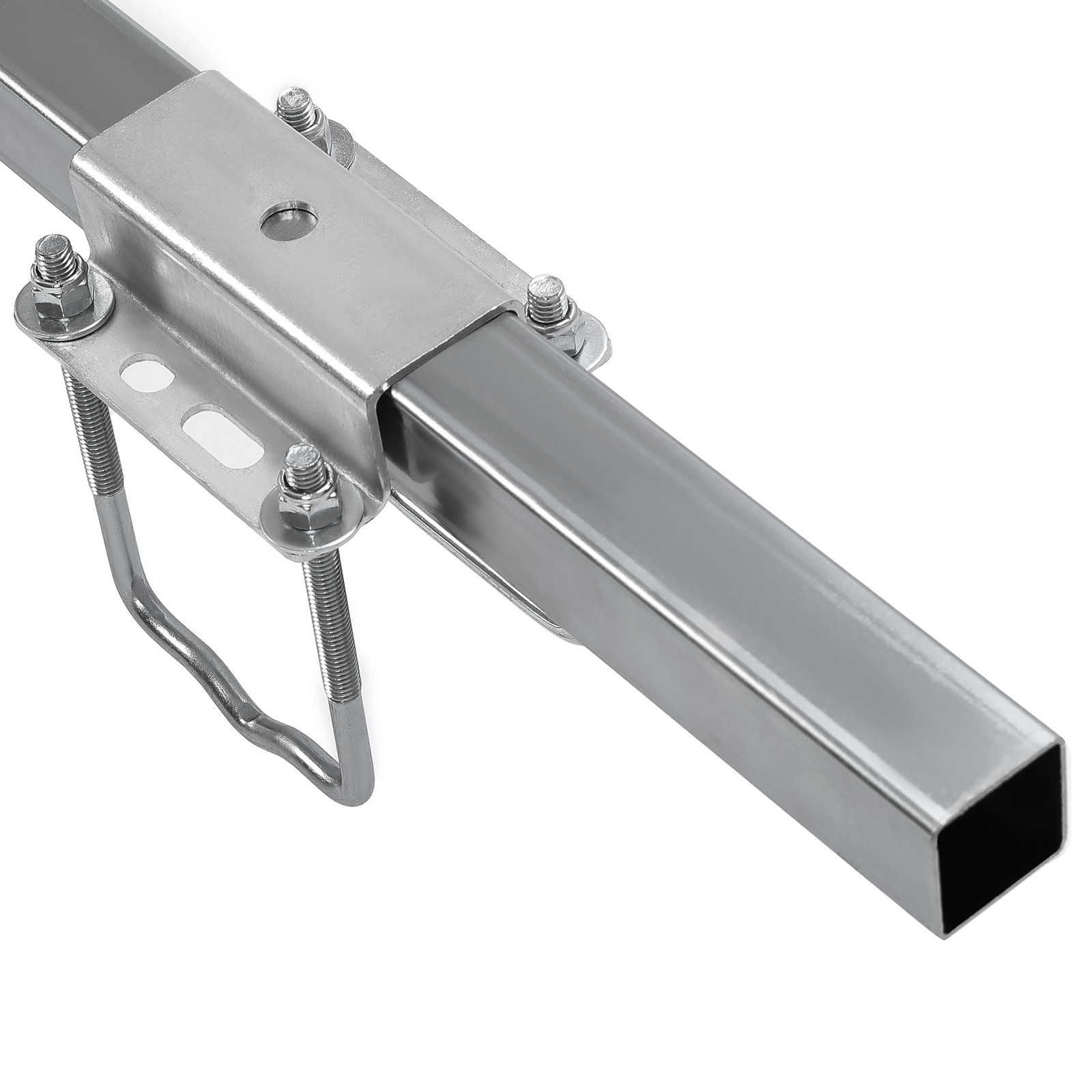 Pair 60" Boat Trailer Zinc-Plated Guide On Post Kit With PVC Poles Covers